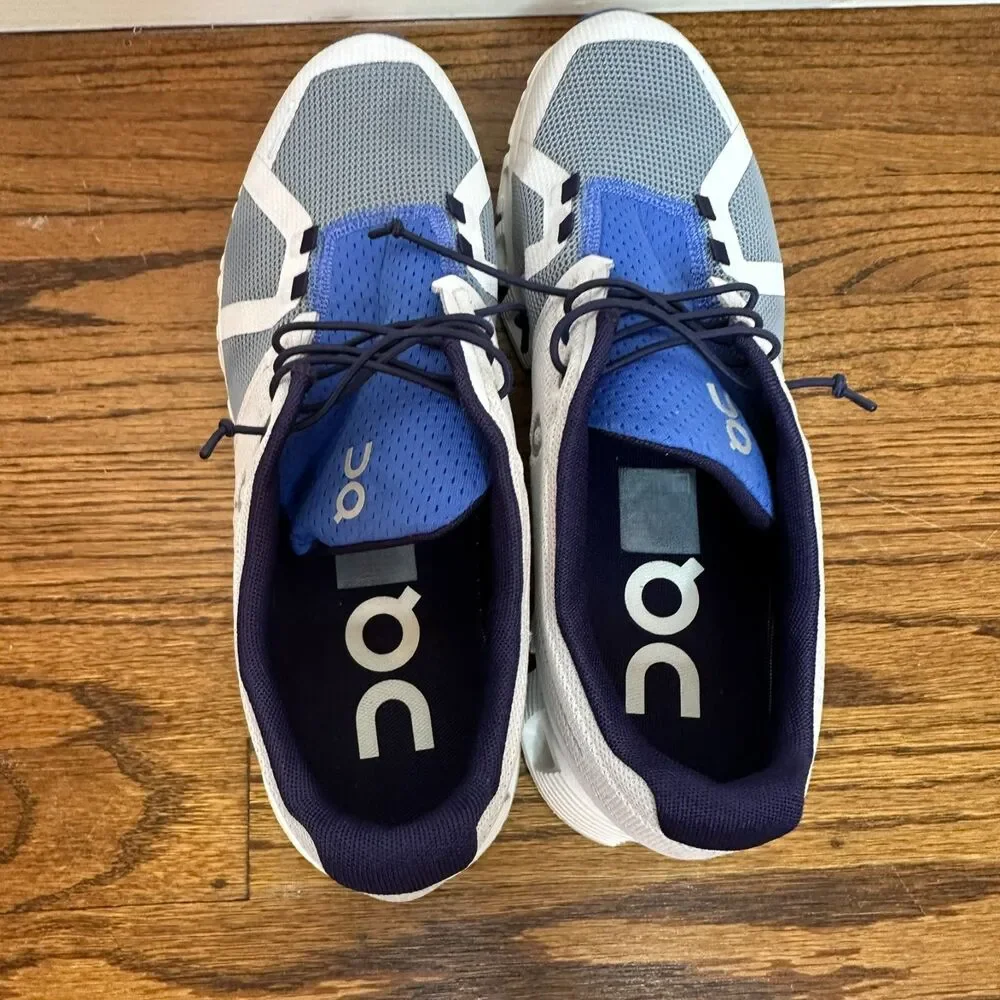 ON Cloud 5 Push Shoes Womens 10.5 WORN ONCE Lavender Chambray Blue/Gray Running - Picture 4 of 8